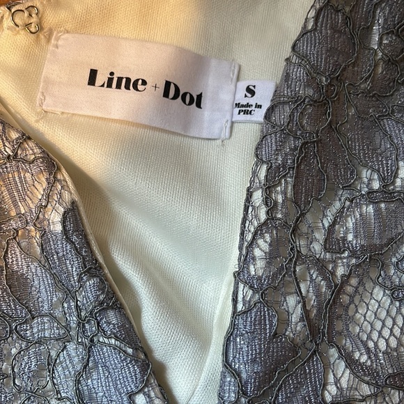 Line + Dot Lace Dress - Picture 4 of 6